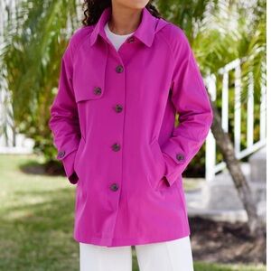 NWT Weather Proof Button Front Hooder Topper